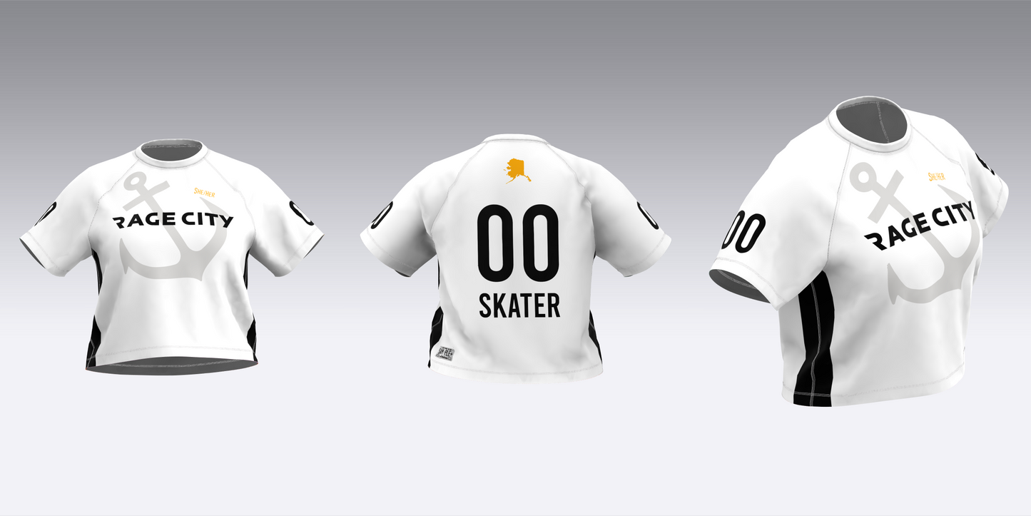 RAGE CITY BLACK AND WHITE TEAM JERSEYS