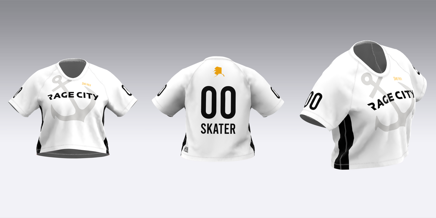 RAGE CITY BLACK AND WHITE TEAM JERSEYS