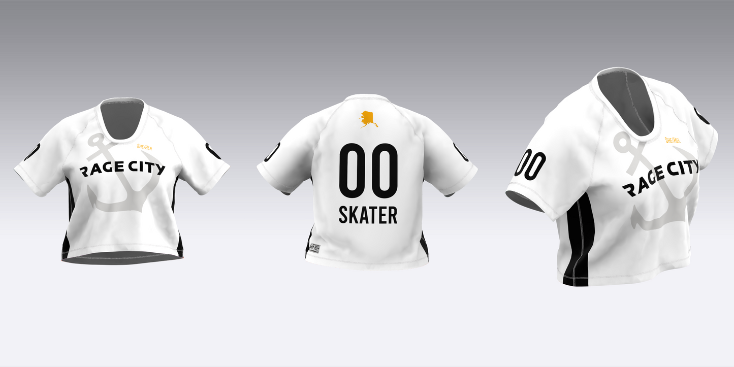 RAGE CITY BLACK AND WHITE TEAM JERSEYS