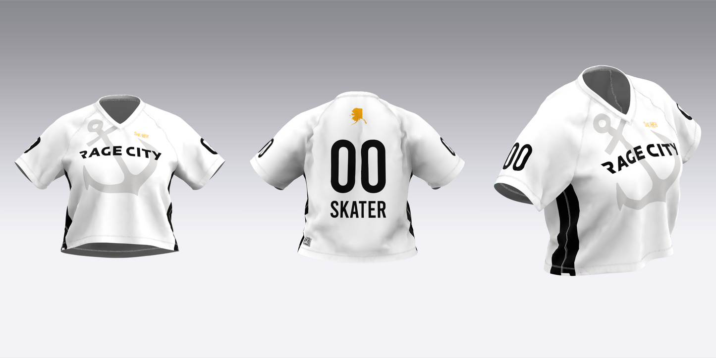RAGE CITY BLACK AND WHITE TEAM JERSEYS
