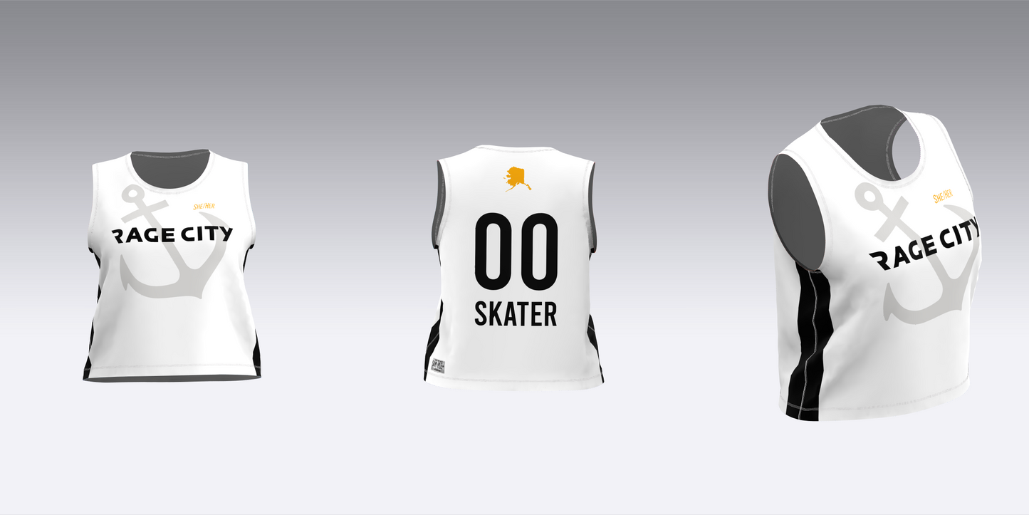 RAGE CITY BLACK AND WHITE TEAM JERSEYS