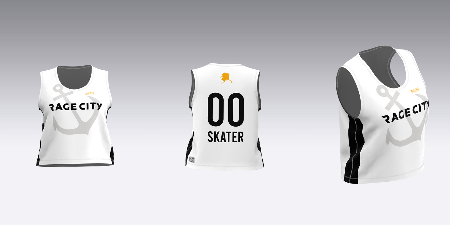 RAGE CITY BLACK AND WHITE TEAM JERSEYS