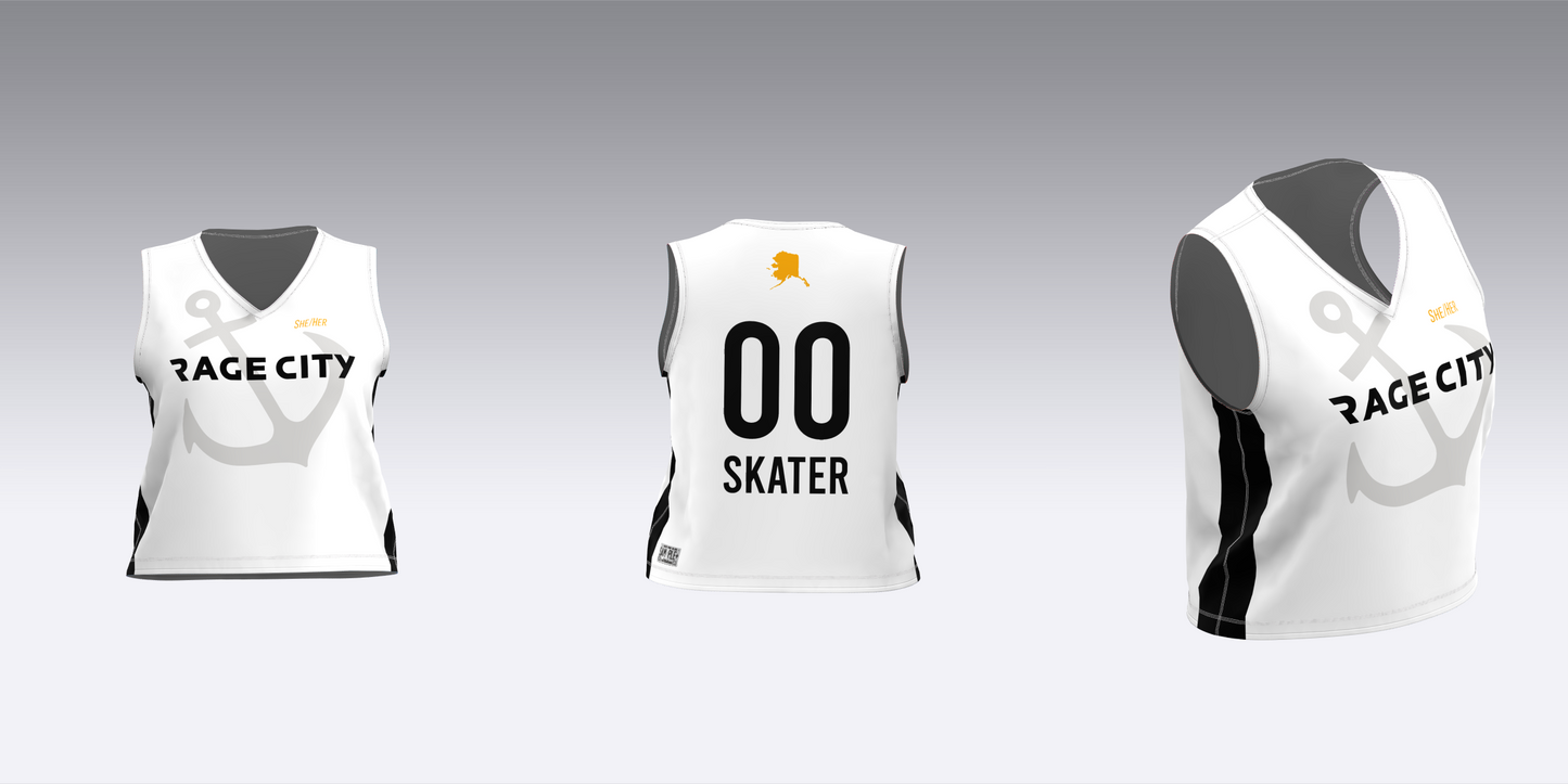 RAGE CITY BLACK AND WHITE TEAM JERSEYS