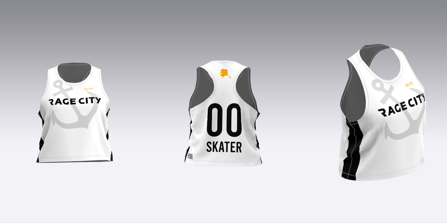 RAGE CITY BLACK AND WHITE TEAM JERSEYS