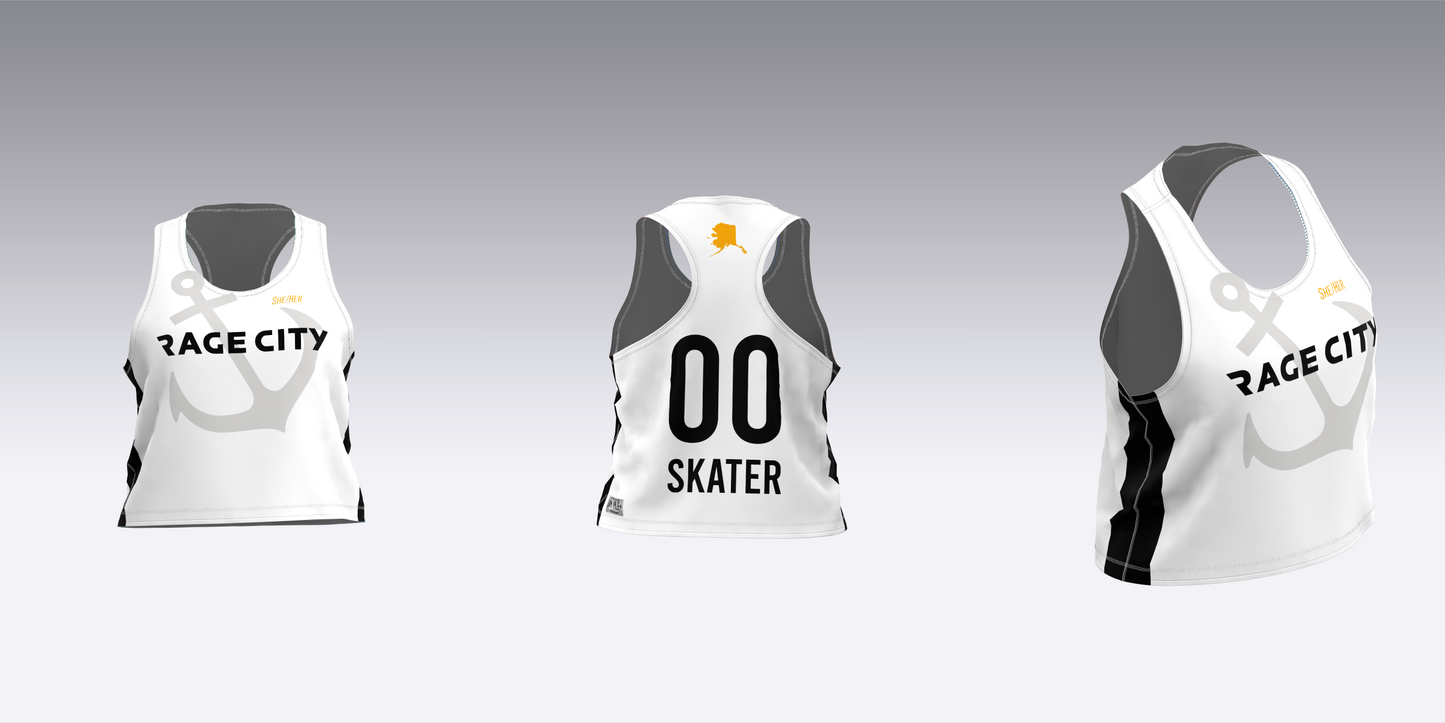 RAGE CITY BLACK AND WHITE TEAM JERSEYS