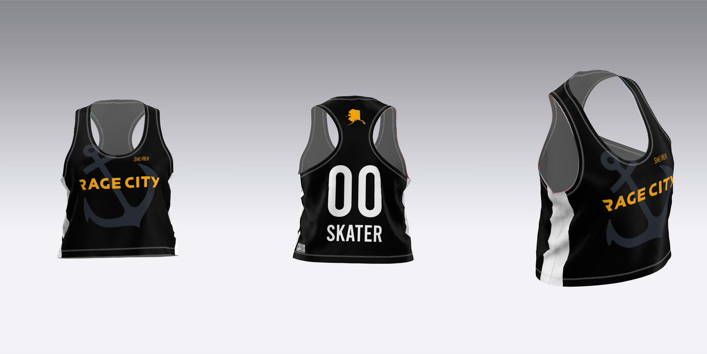 RAGE CITY BLACK AND WHITE TEAM JERSEYS