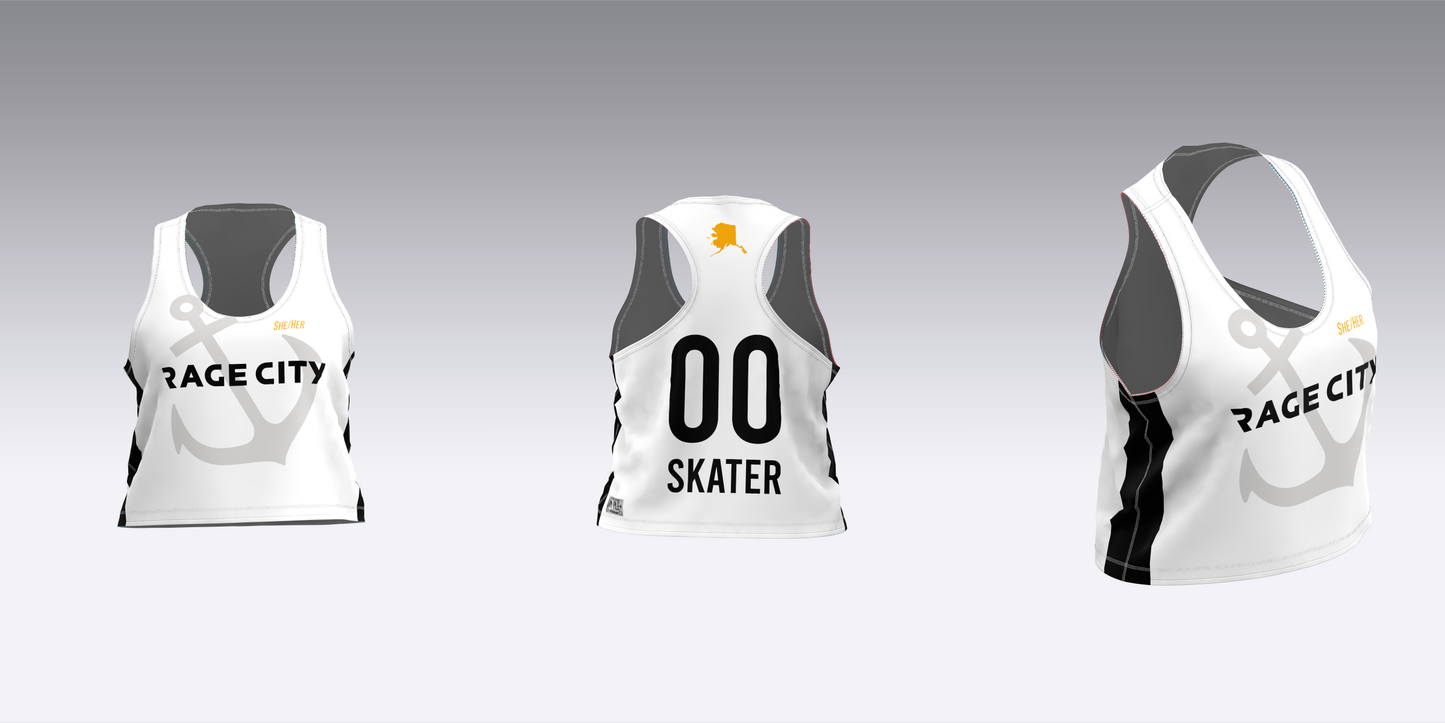 RAGE CITY BLACK AND WHITE TEAM JERSEYS