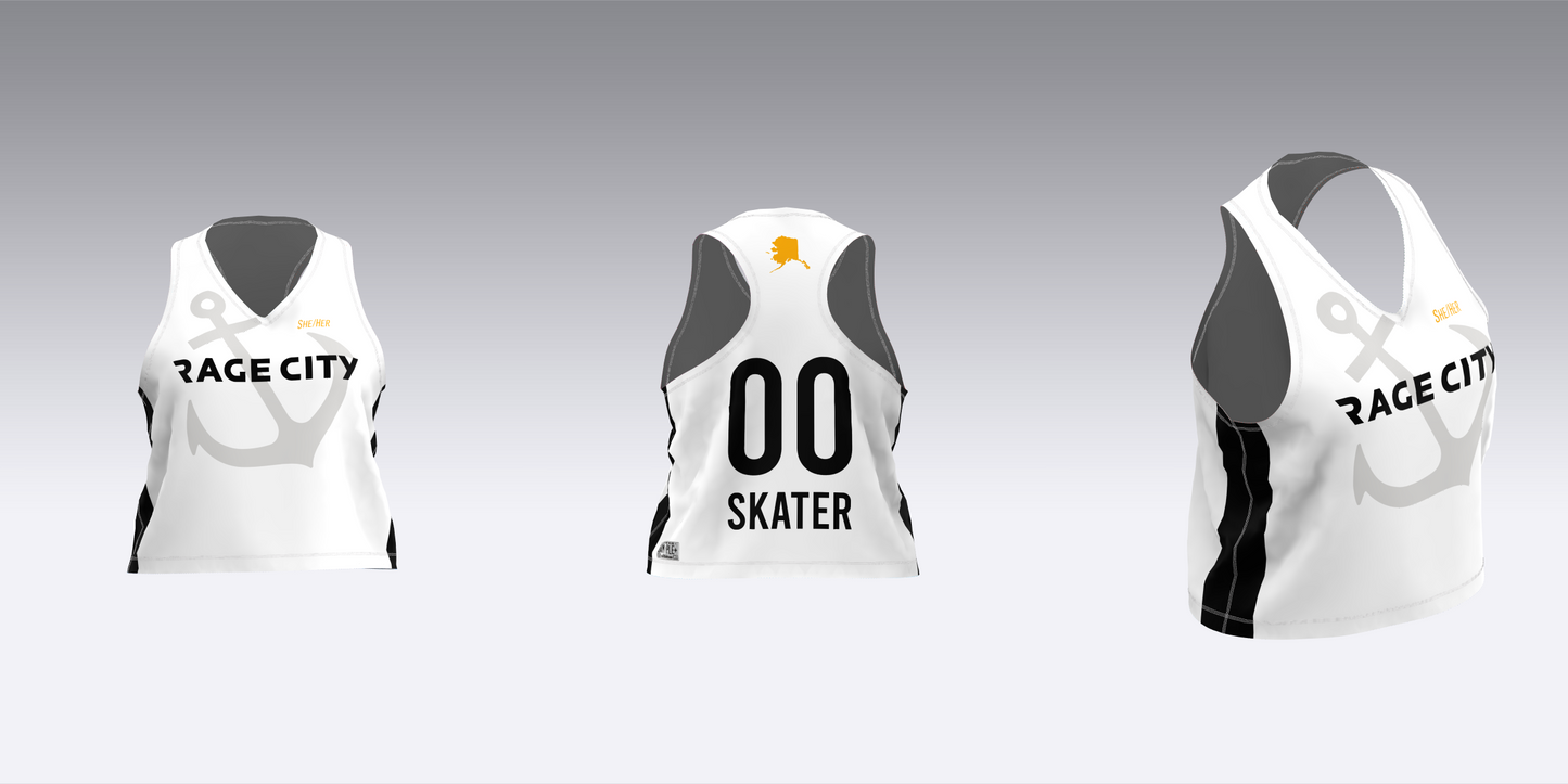 RAGE CITY BLACK AND WHITE TEAM JERSEYS