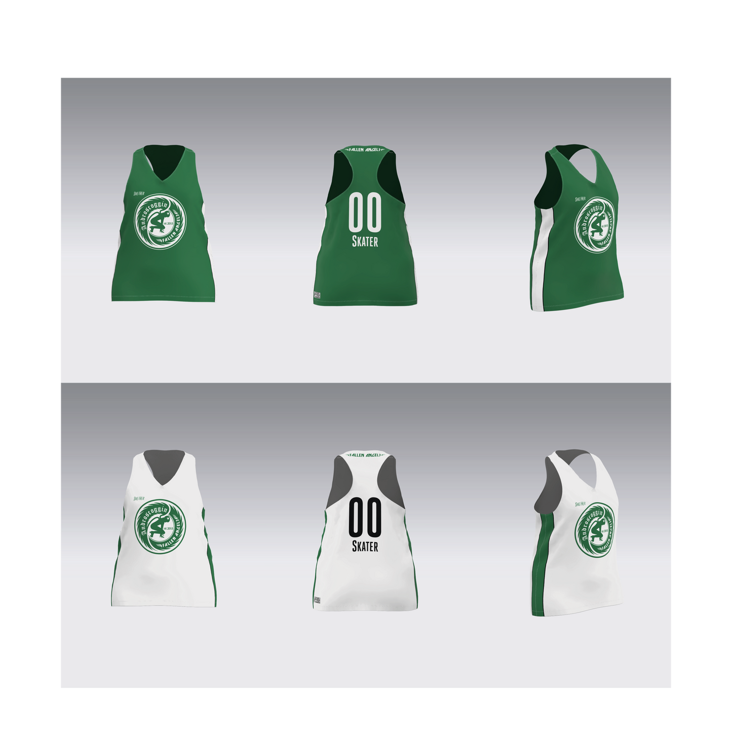AFA ROLLER DERBY TEAM JERSEYS