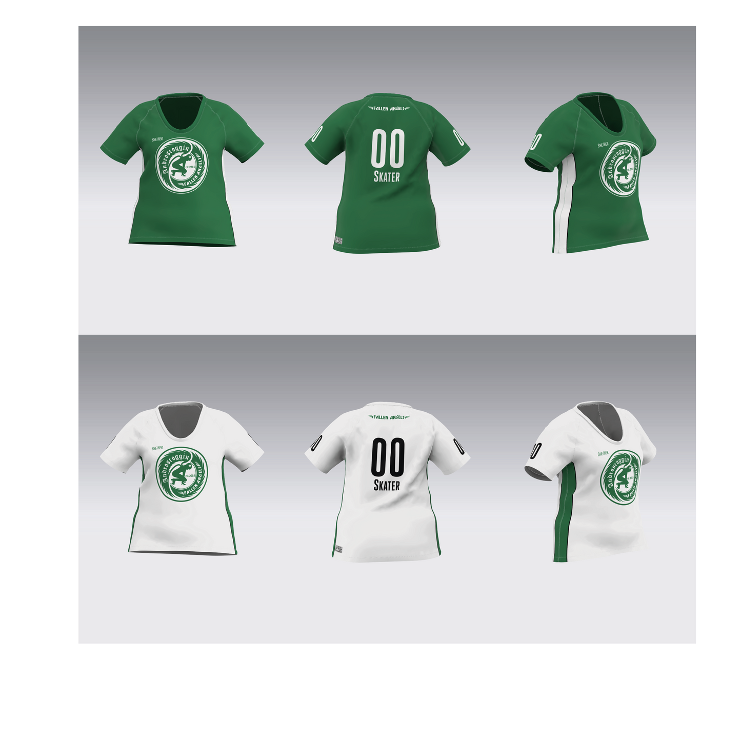 AFA ROLLER DERBY TEAM JERSEYS