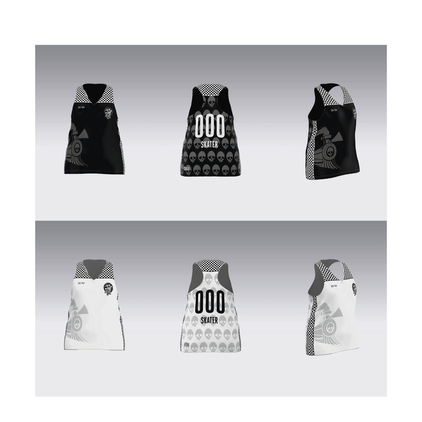 DURANGO ROLLER GIRLS TRAVEL JERSEYS
