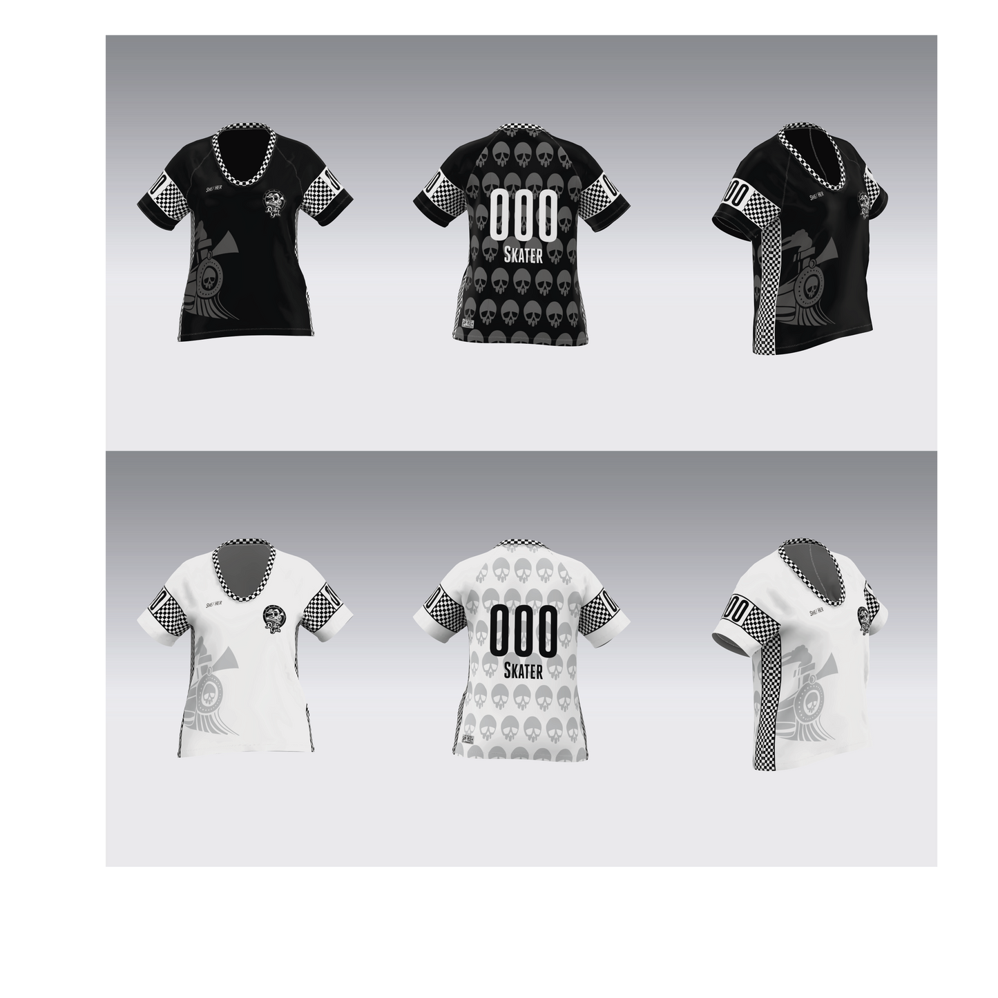 DURANGO ROLLER GIRLS TRAVEL JERSEYS
