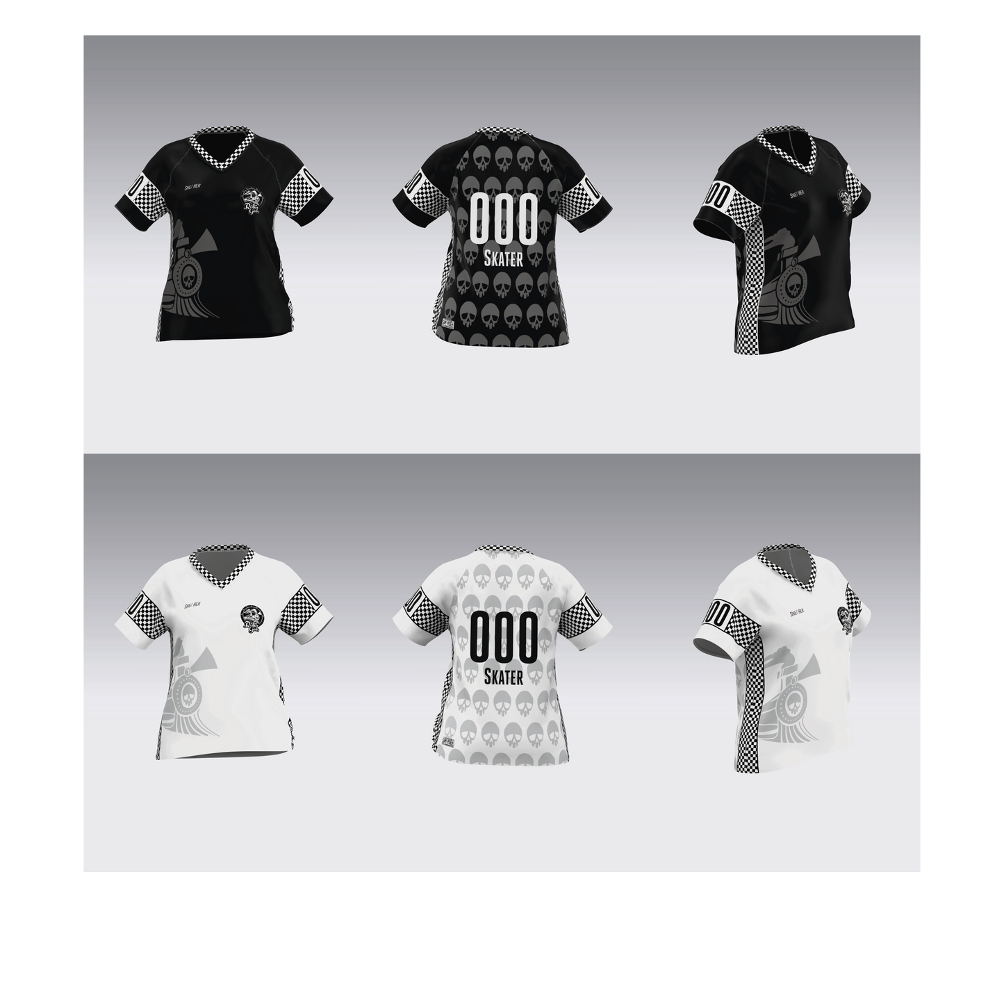 DURANGO ROLLER GIRLS TRAVEL JERSEYS
