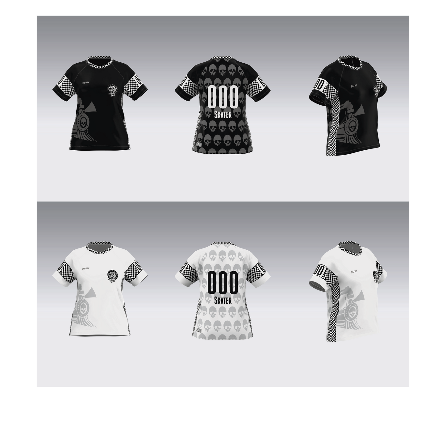 DURANGO ROLLER GIRLS TRAVEL JERSEYS