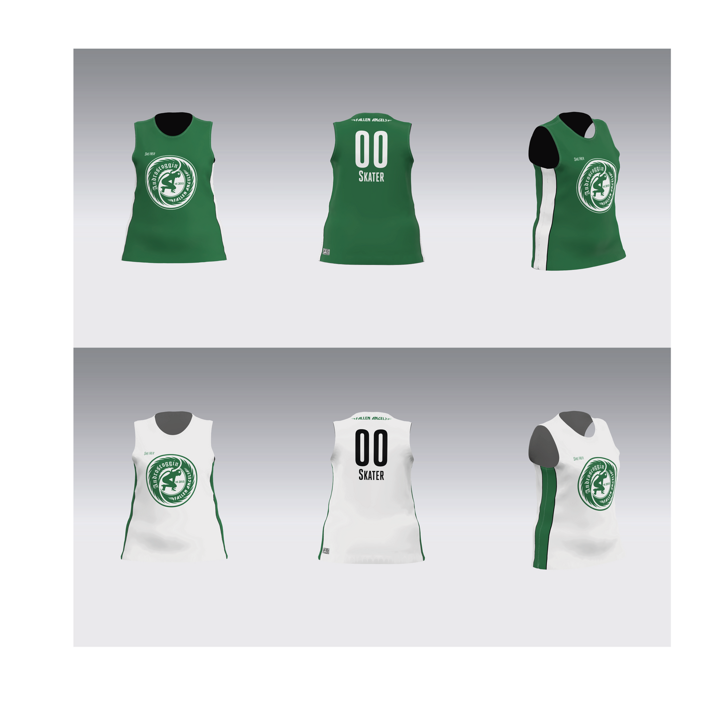 AFA ROLLER DERBY TEAM JERSEYS