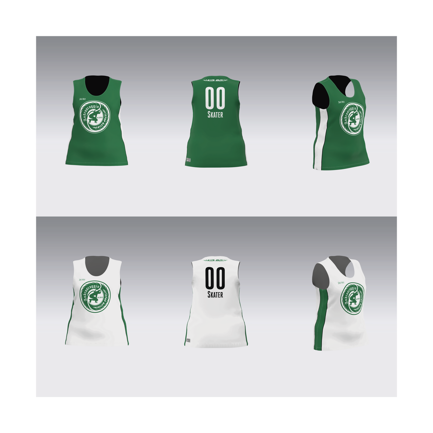 AFA ROLLER DERBY TEAM JERSEYS