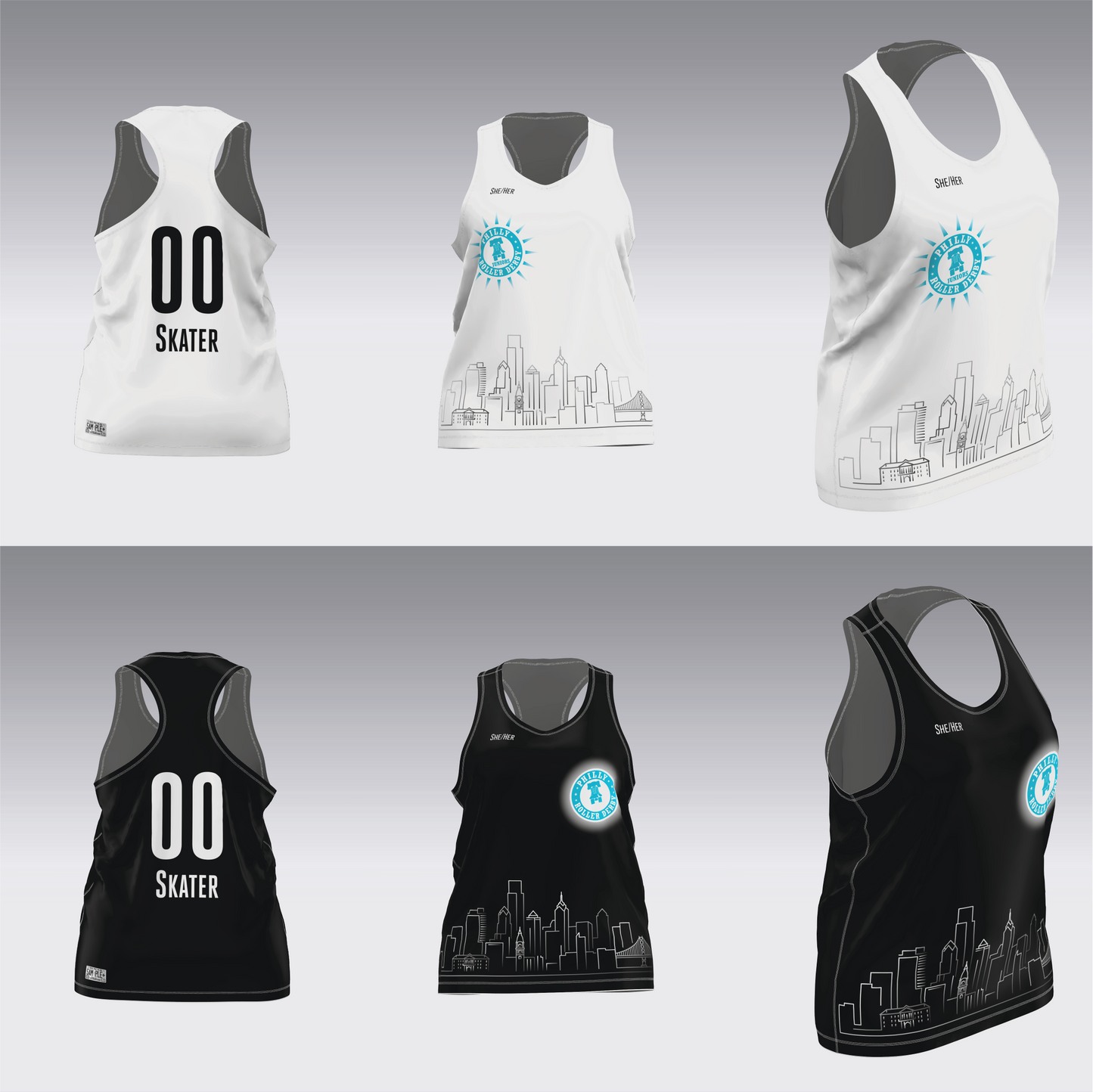 PHILLY SKYLINE SCRIMMAGE JERSEYS