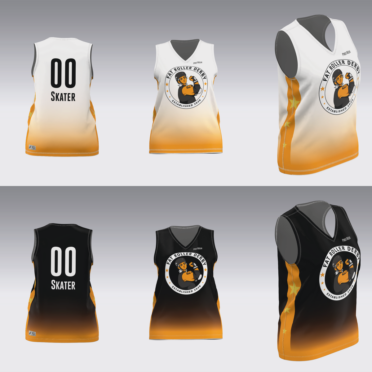 FAT ROLLER DERBY TRAVEL JERSEY