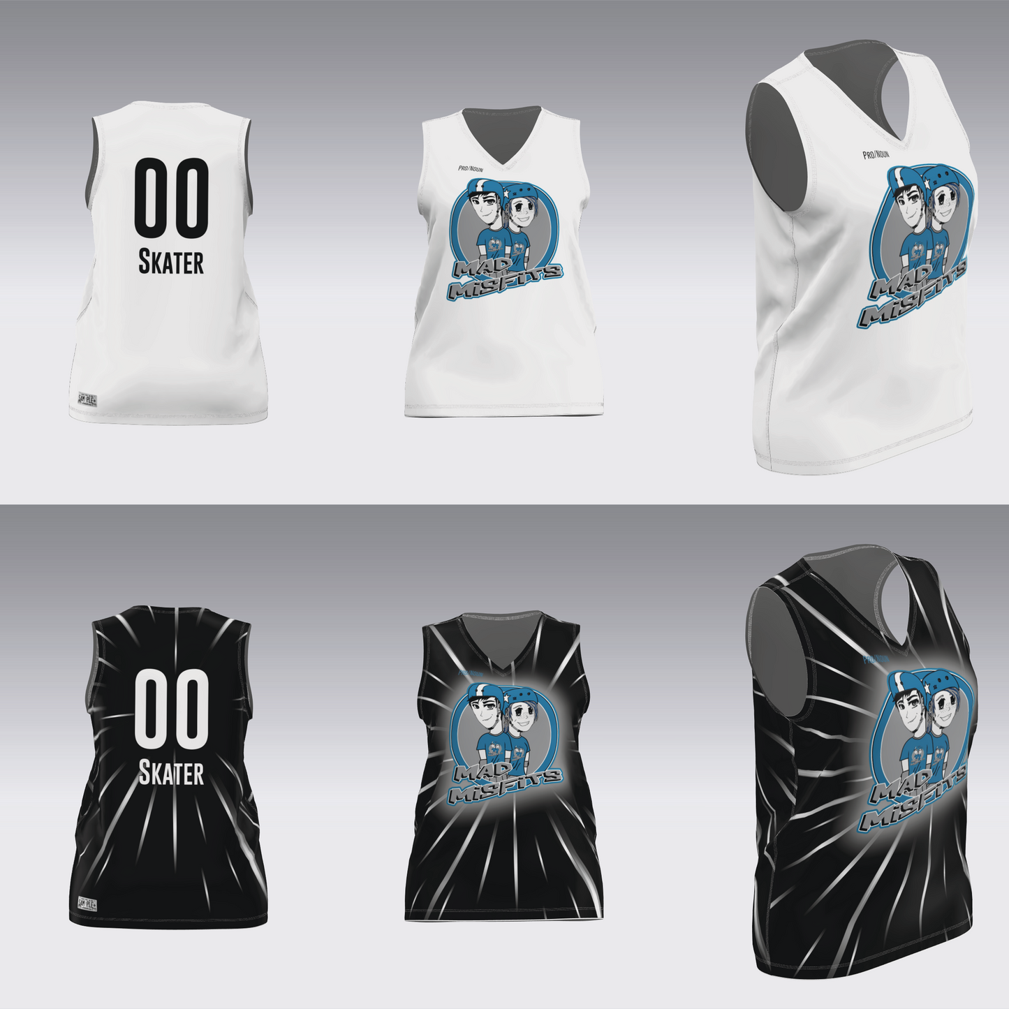 MONADNOCK MAD MISFITS SCRIMMAGE JERSEYS
