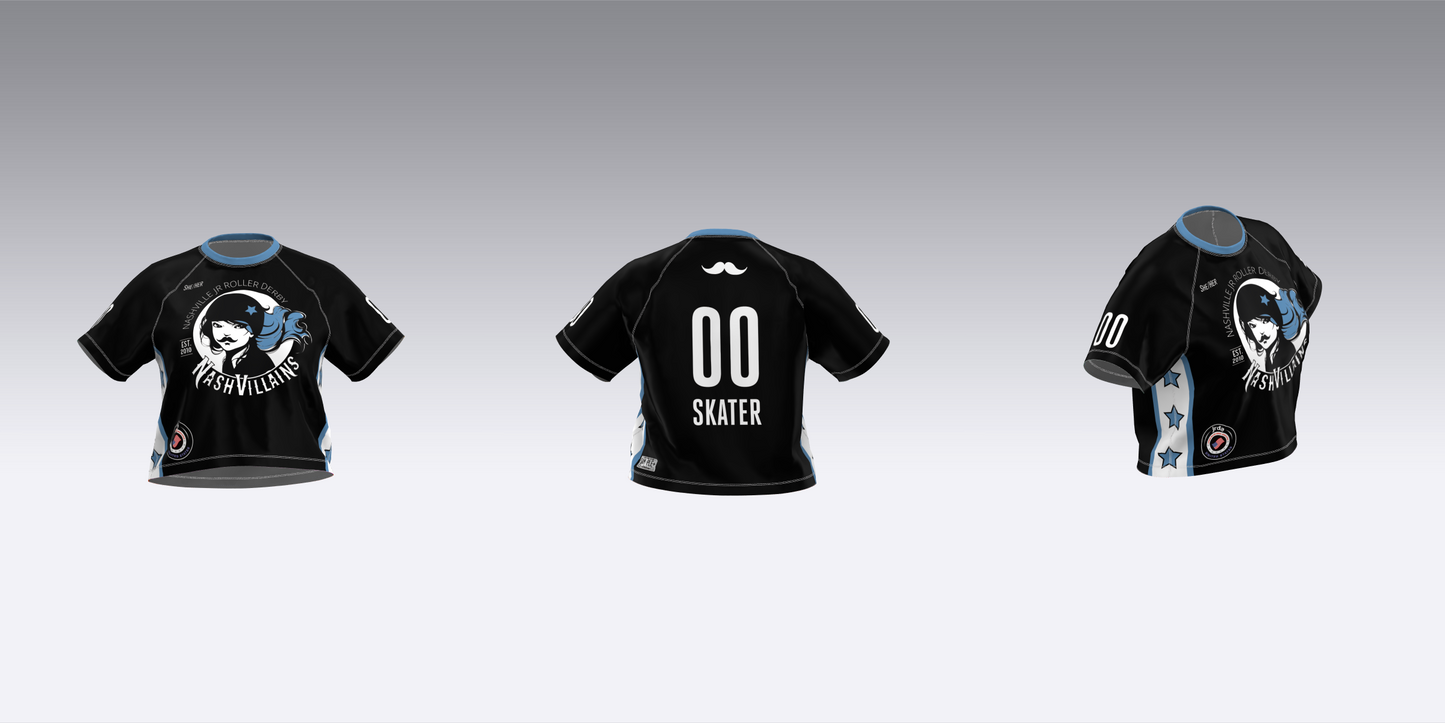 NASHVILLE BLACK AND WHITE TEAM JERSEYS