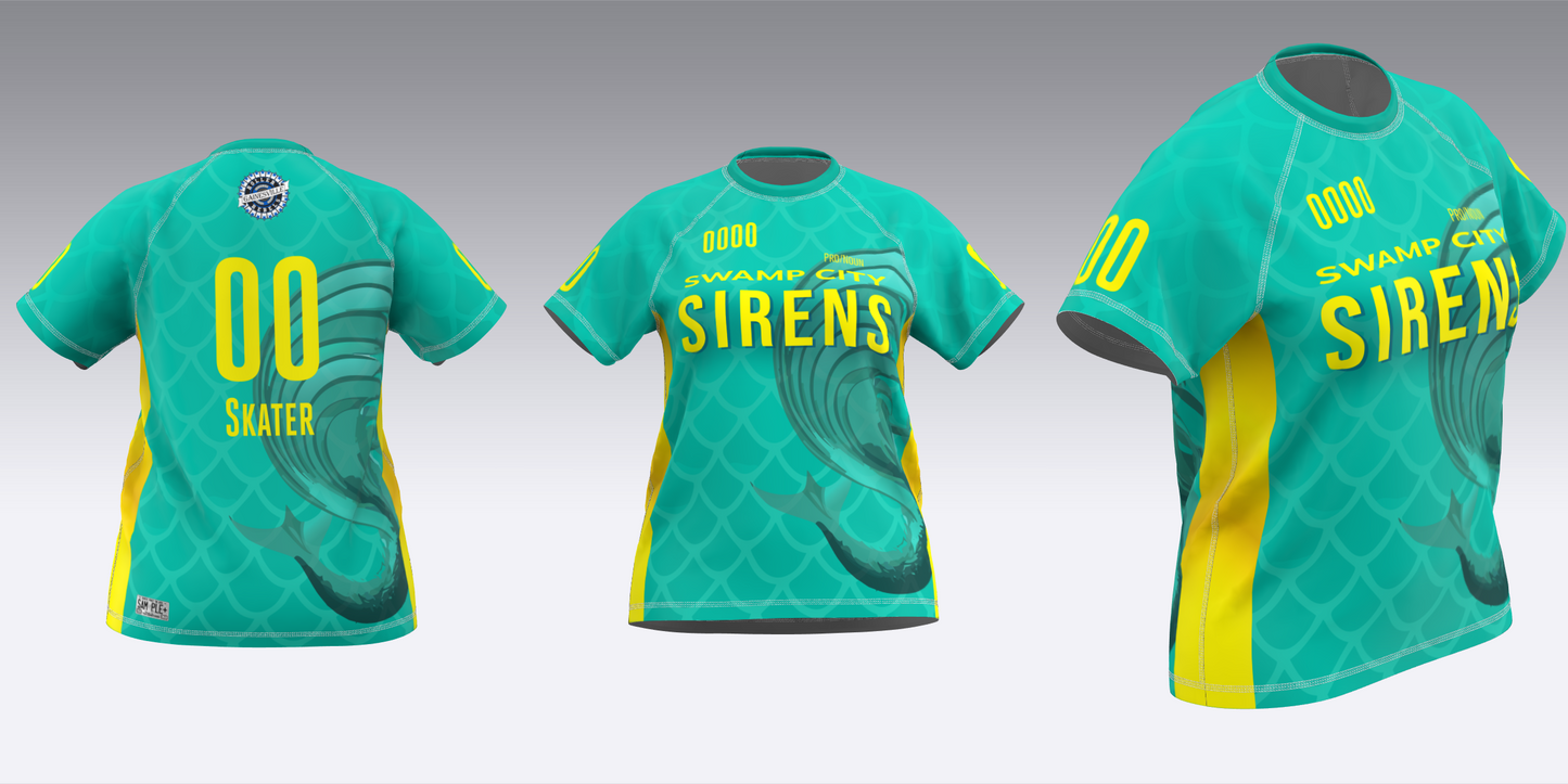 GAINESVILLE SIRENS-DEVILS JERSEYS