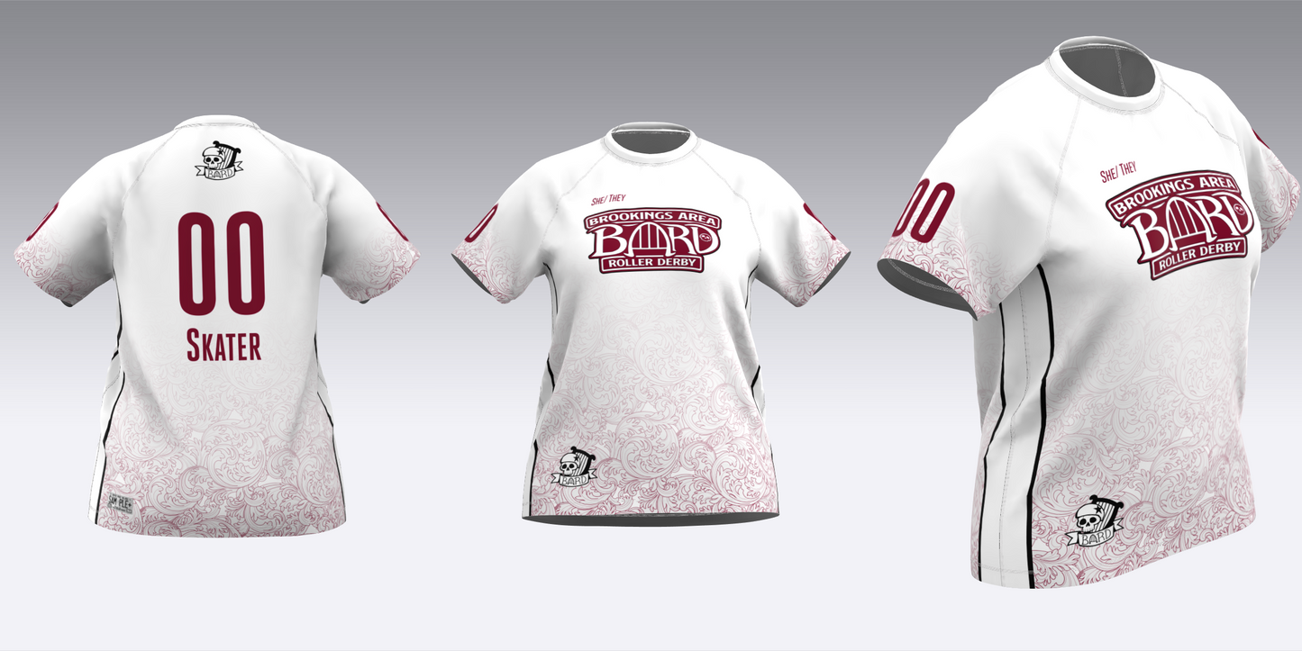 BROOKINGS AREA ROLLER DERBY TRAVEL JERSEYS