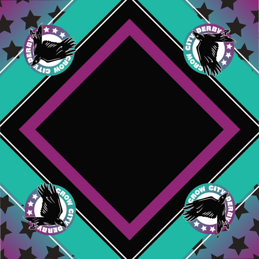 CROW CITY ROLLER DERBY BANDANA
