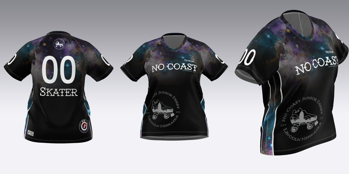 NO COAST BLACK & WHITE TRAVEL JERSEYS