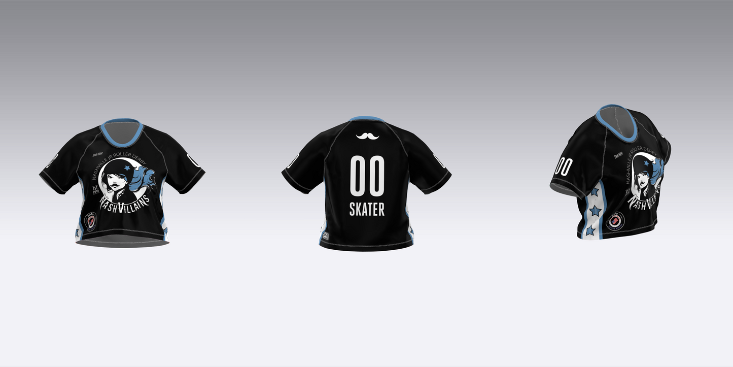 NASHVILLE BLACK AND WHITE TEAM JERSEYS