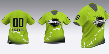 WARRIN' WRECKING DOLLS TRAVEL JERSEYS