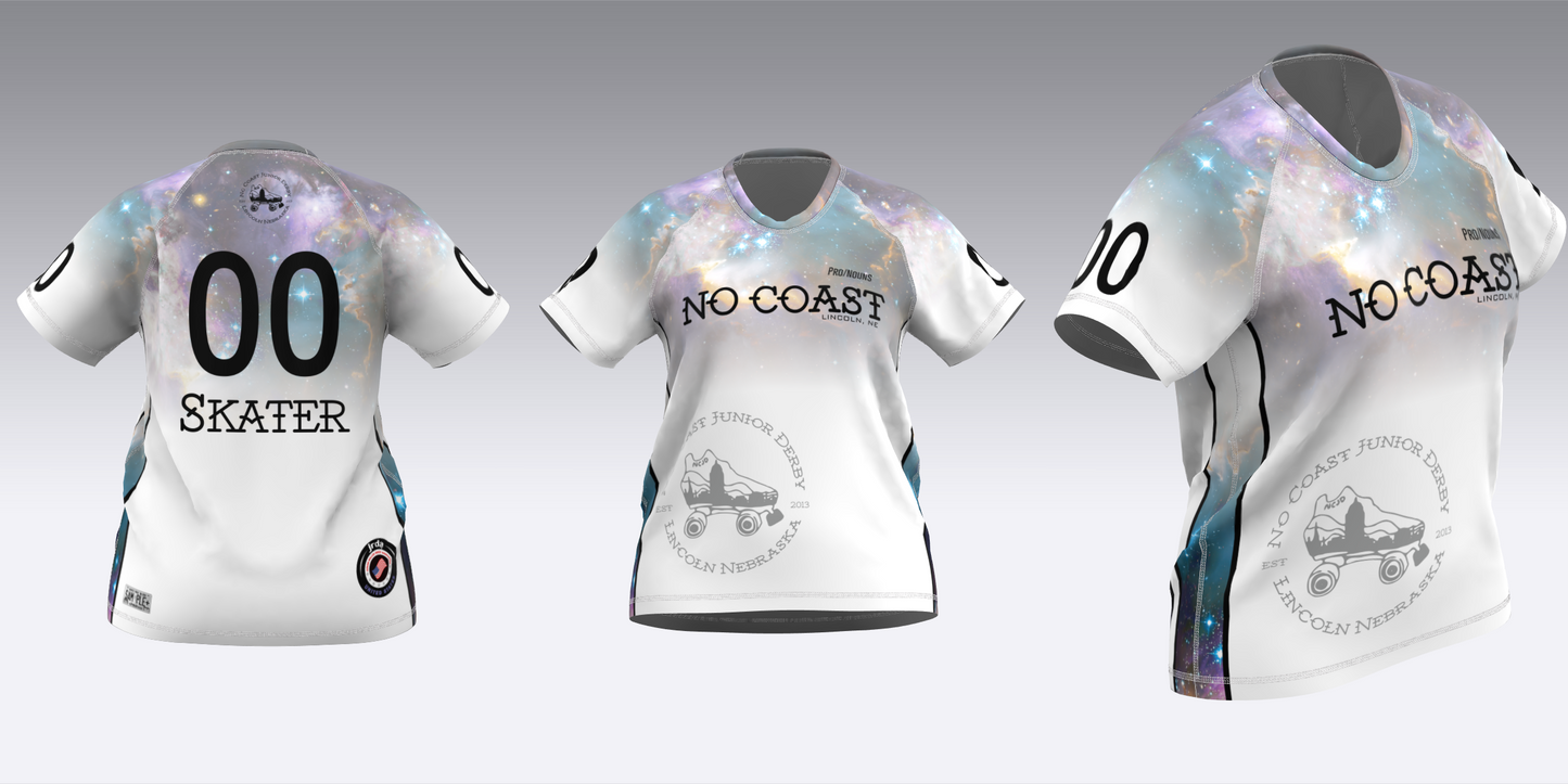 NO COAST BLACK & WHITE TRAVEL JERSEYS