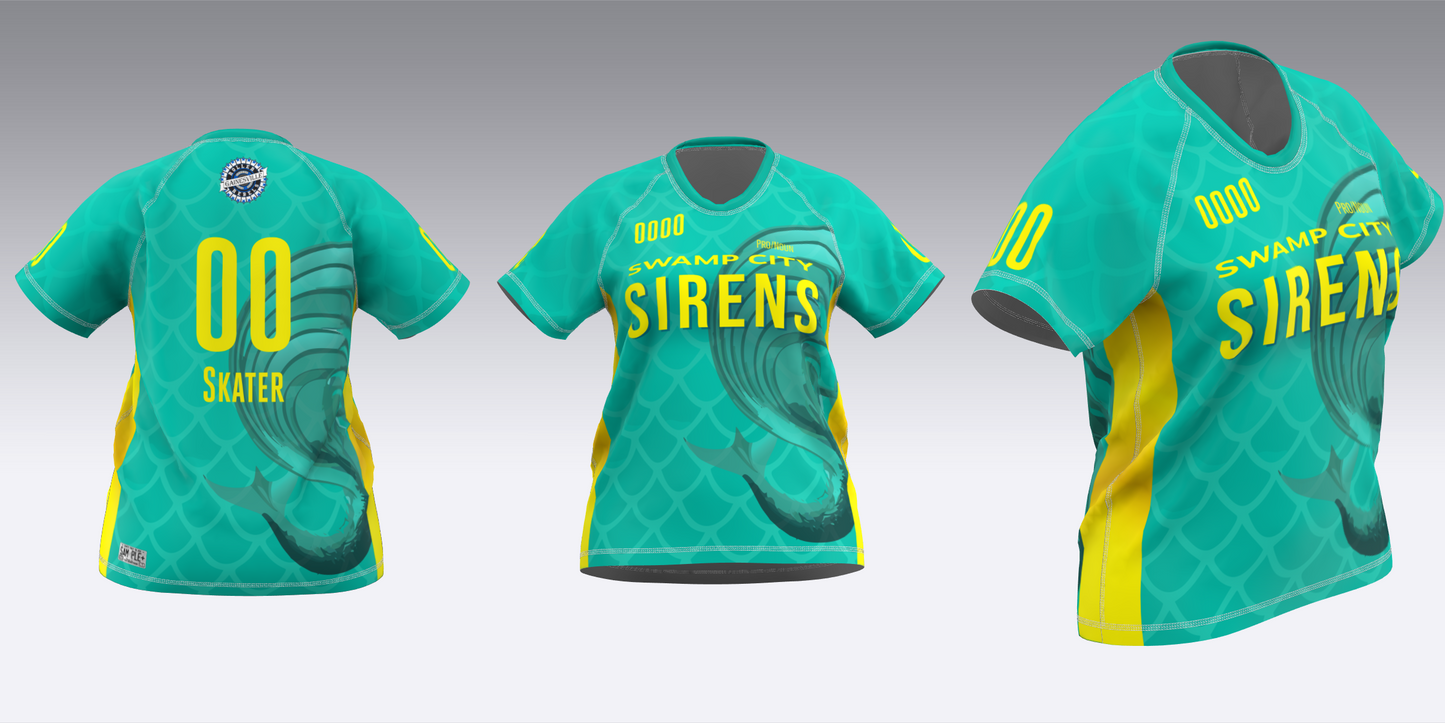 GAINESVILLE SIRENS-DEVILS JERSEYS