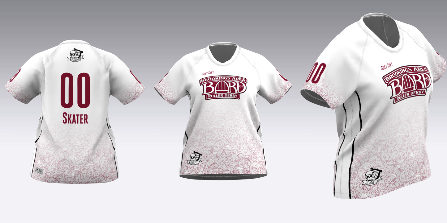 BROOKINGS AREA ROLLER DERBY TRAVEL JERSEYS