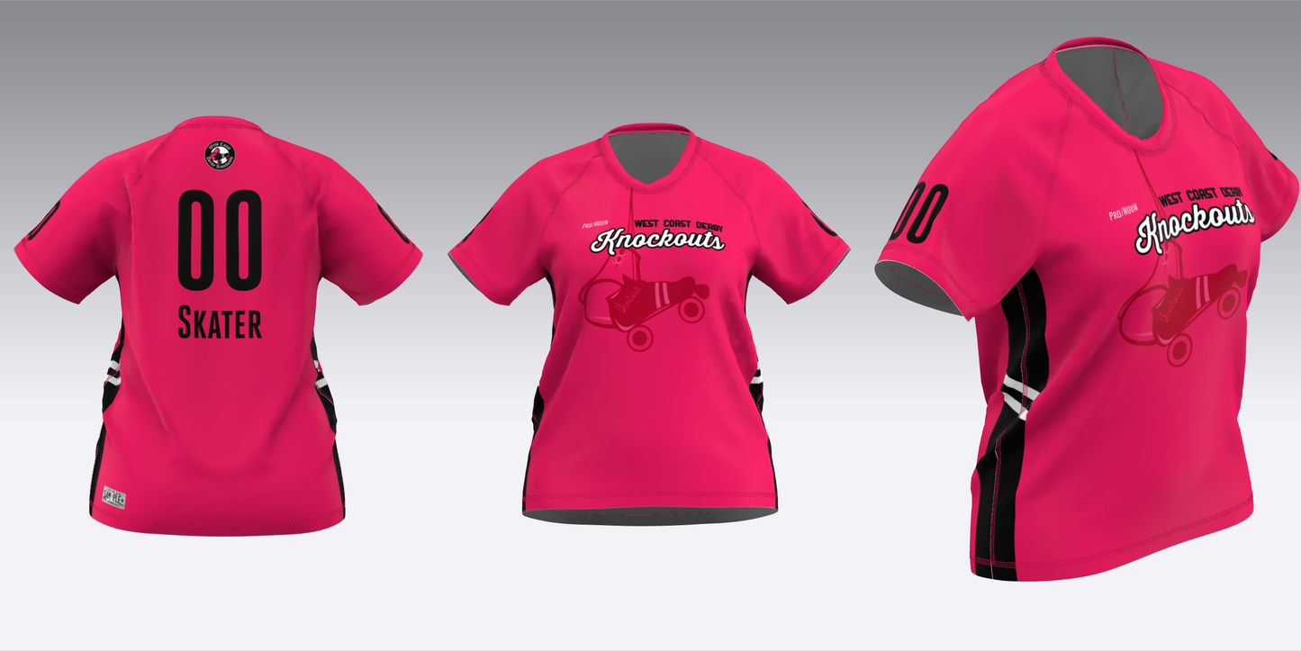WEST COAST KNOCKOUTS PINK AND BLACK