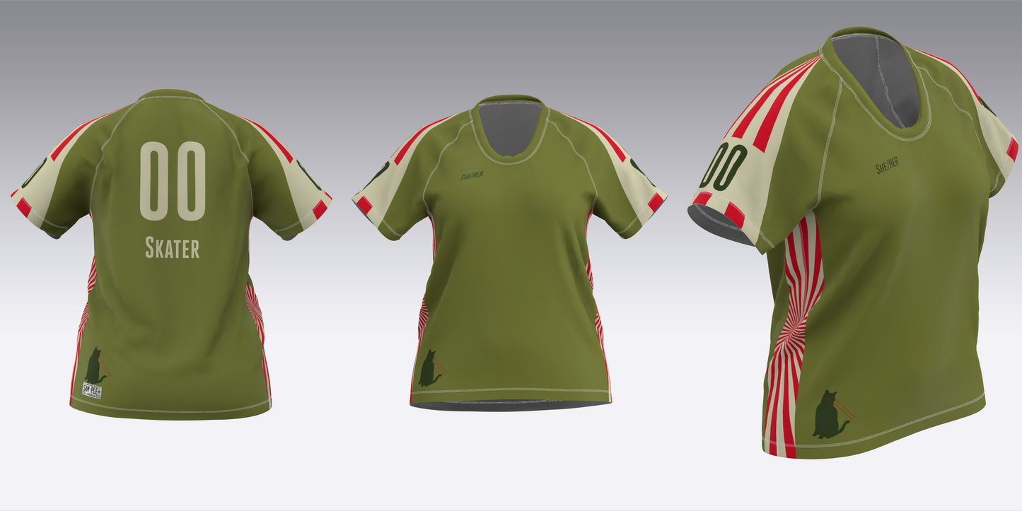 DERBY LIBERATION FRONT WHITE AND GREEN JERSEYS