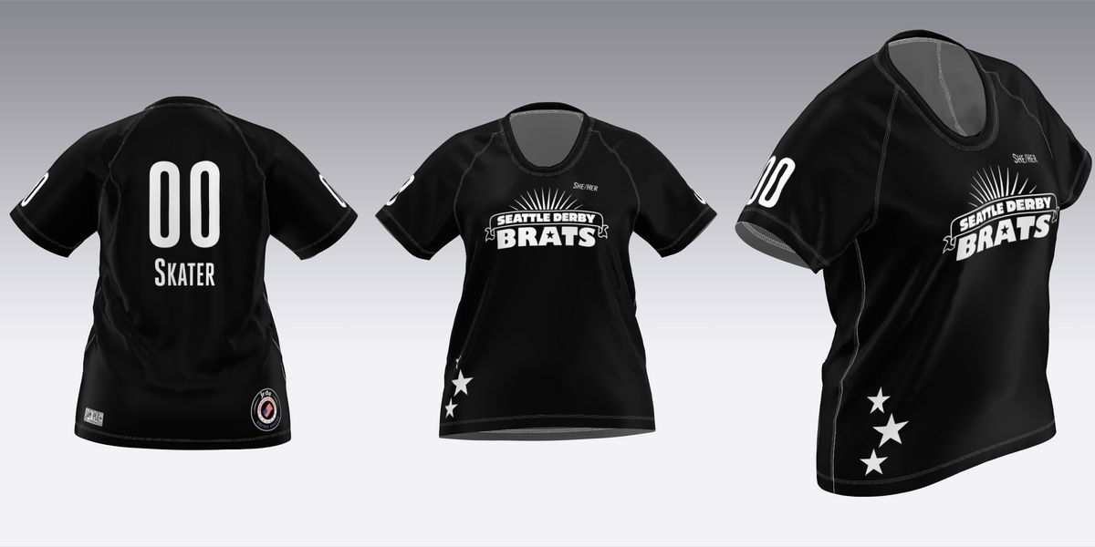 SEATTLE DERBY BRATS GALAXY TRAVEL JERSEYS (NO SIDE BANDS)