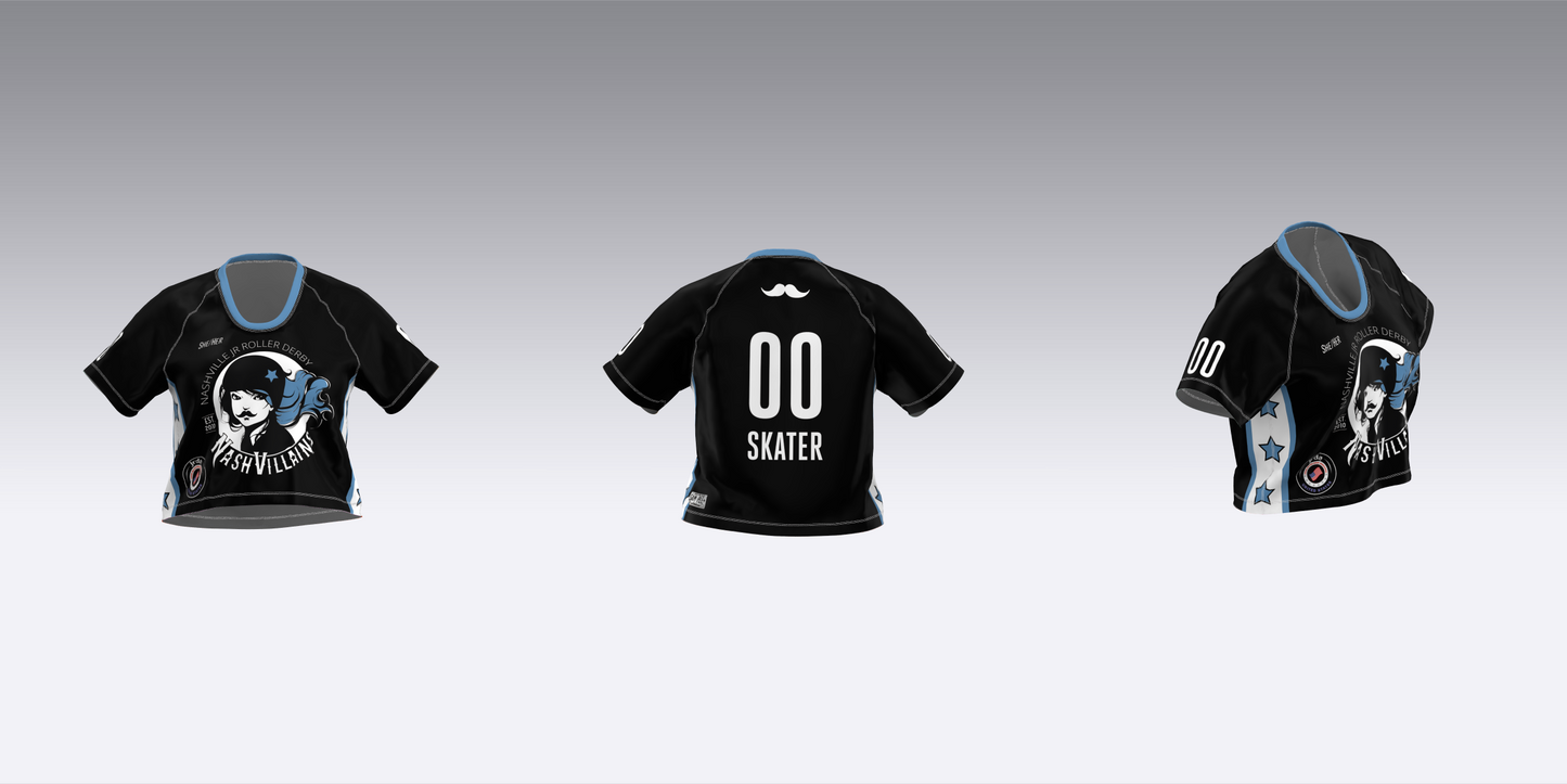 NASHVILLE BLACK AND WHITE TEAM JERSEYS