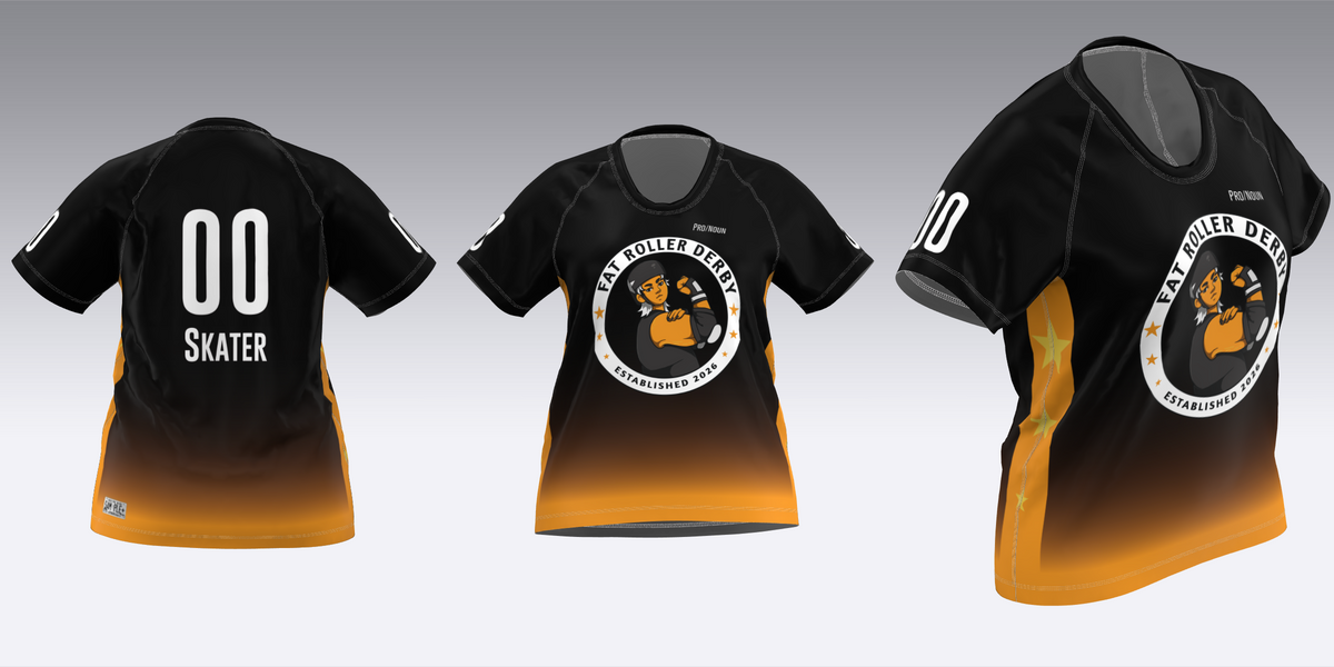 FAT ROLLER DERBY TRAVEL JERSEY