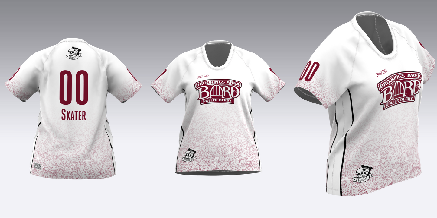 BROOKINGS AREA ROLLER DERBY TRAVEL JERSEYS