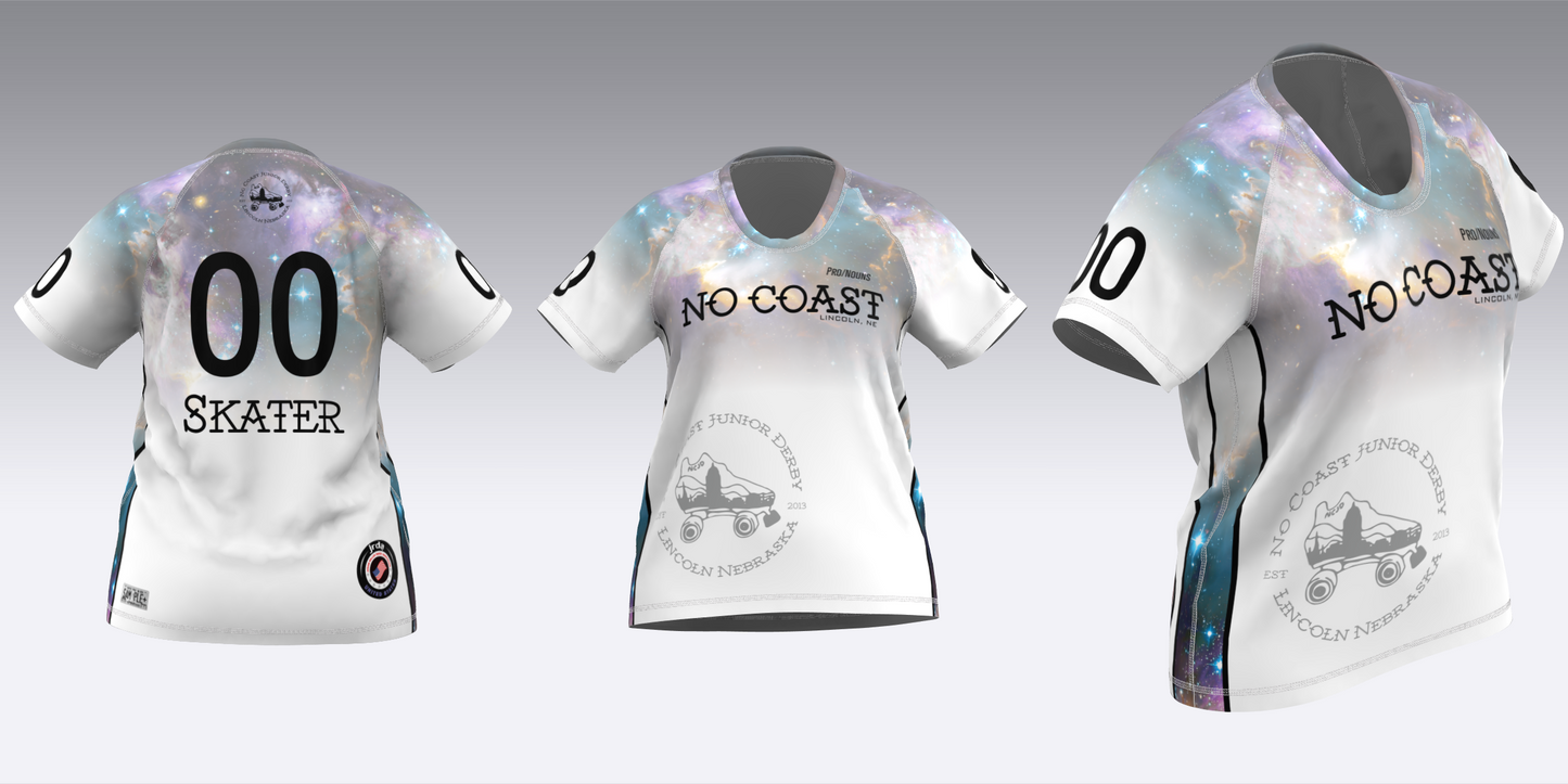 NO COAST BLACK & WHITE TRAVEL JERSEYS