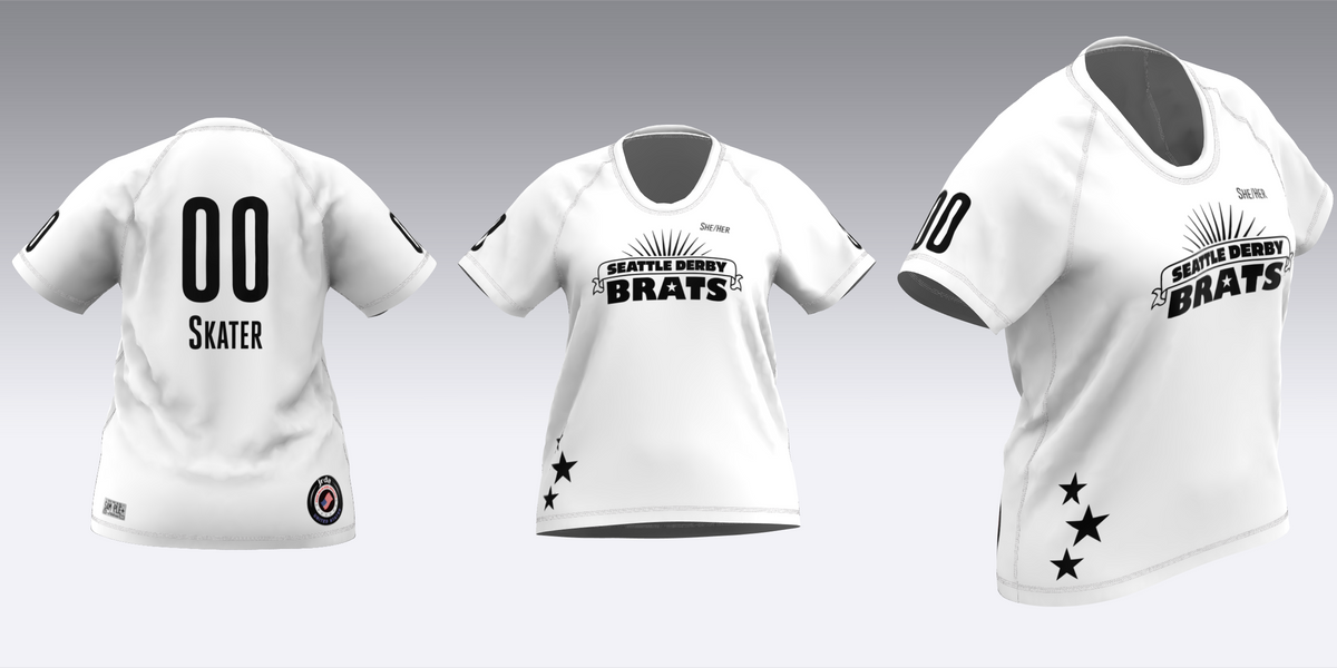 SEATTLE DERBY BRATS GALAXY TRAVEL JERSEYS (NO SIDE BANDS)
