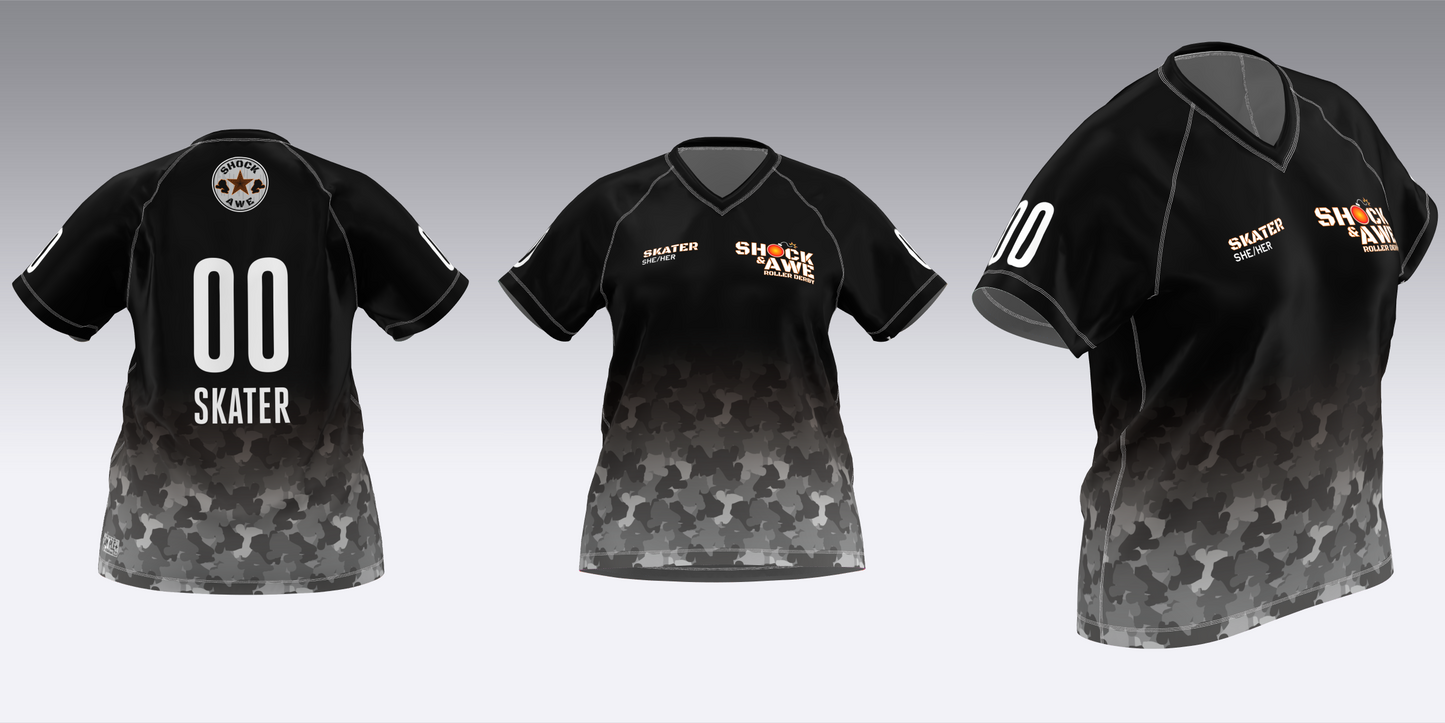 SHOCK AND AWE TRAVEL JERSEYS