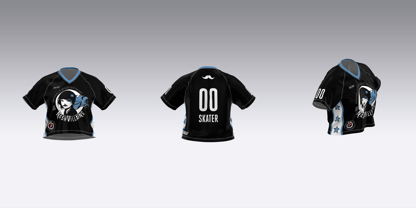 NASHVILLE BLACK AND WHITE TEAM JERSEYS