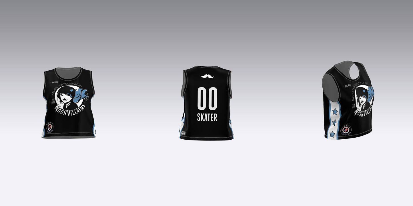 NASHVILLE BLACK AND WHITE TEAM JERSEYS