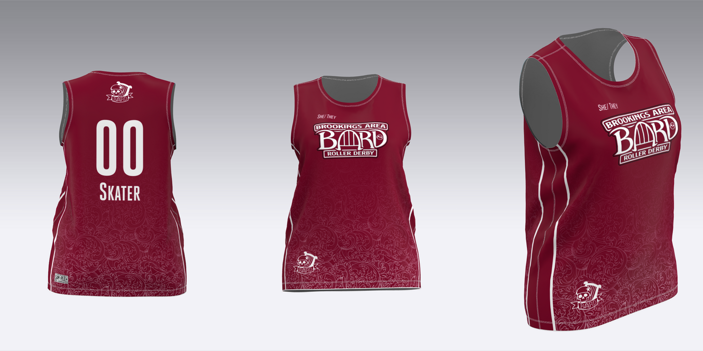BROOKINGS AREA ROLLER DERBY TRAVEL JERSEYS