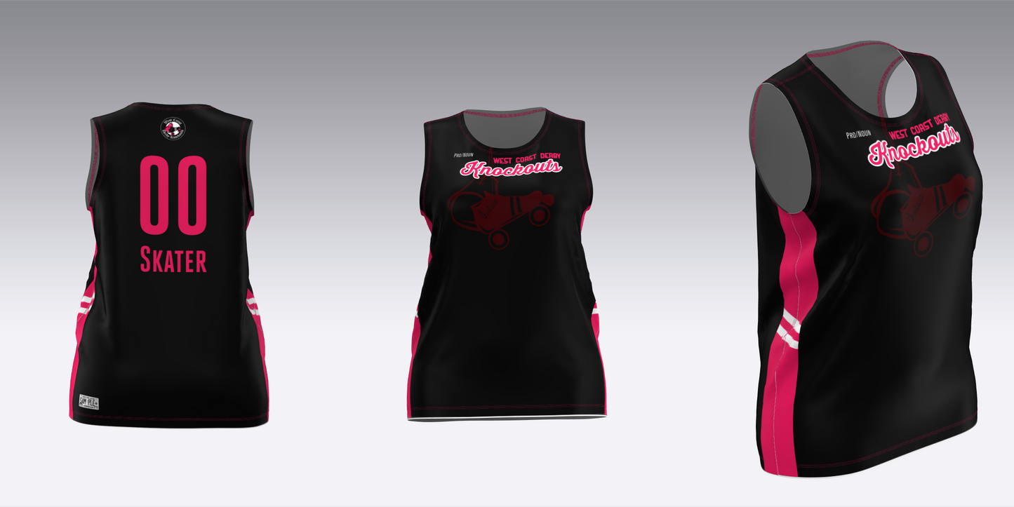 WEST COAST KNOCKOUTS PINK AND BLACK