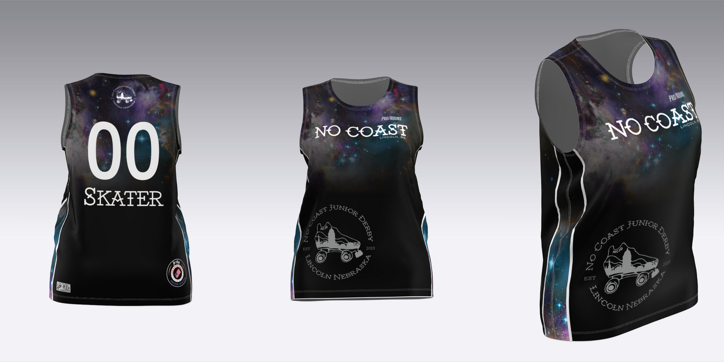 NO COAST BLACK & WHITE TRAVEL JERSEYS