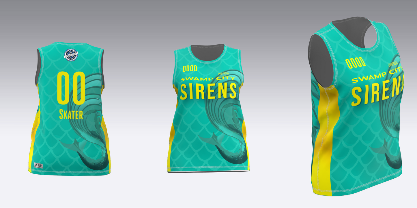GAINESVILLE SIRENS-DEVILS JERSEYS