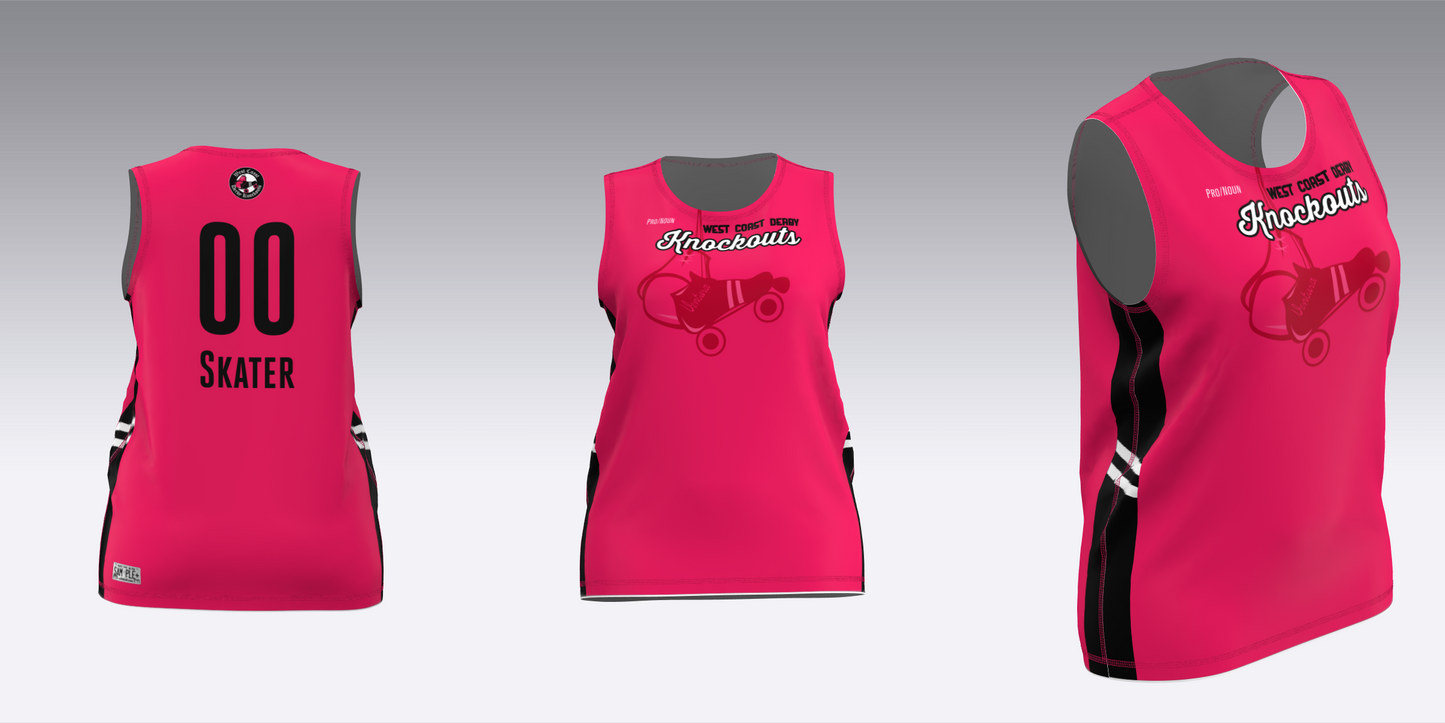 WEST COAST KNOCKOUTS PINK AND BLACK
