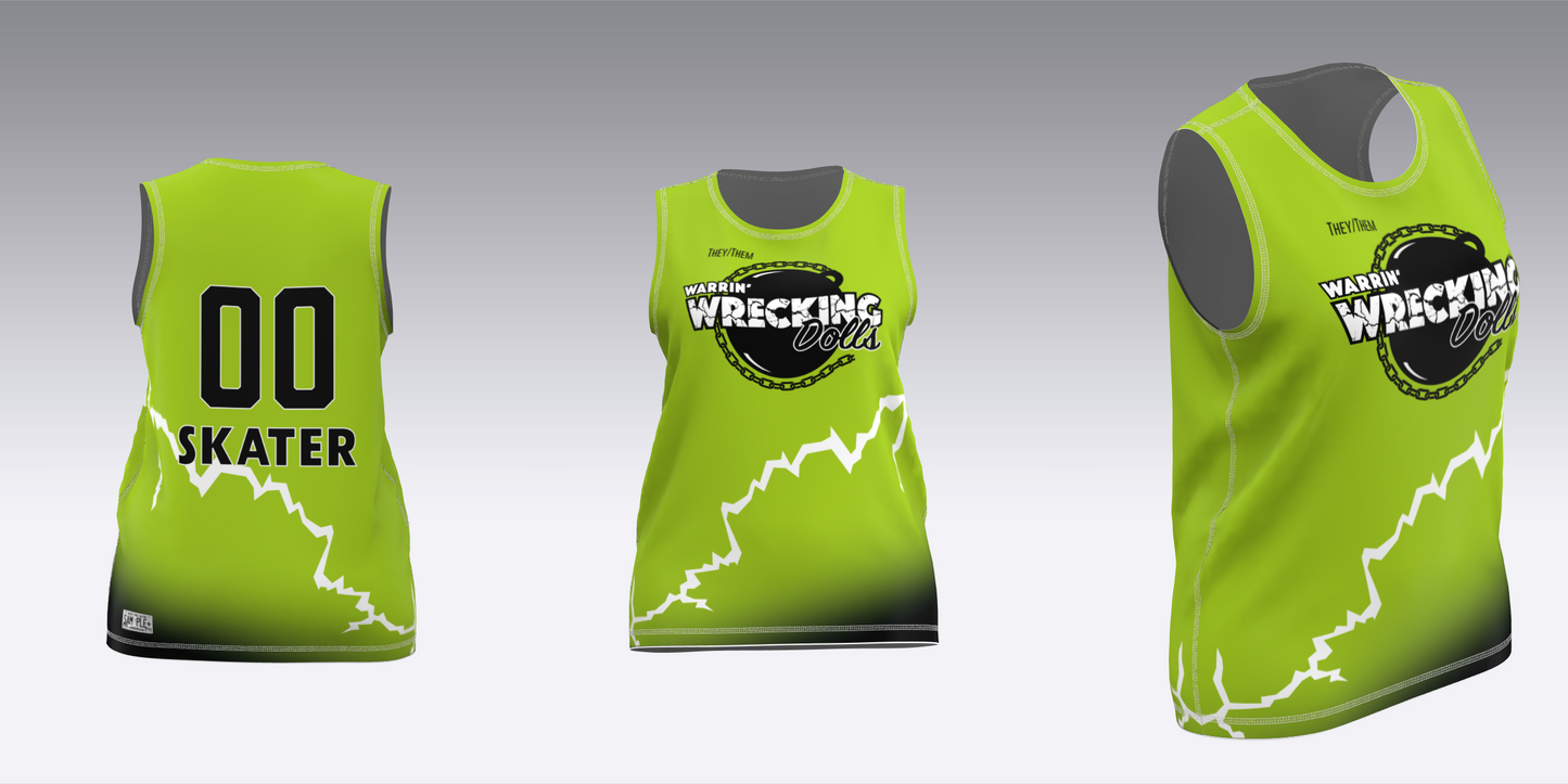 WARRIN' WRECKING DOLLS TRAVEL JERSEYS